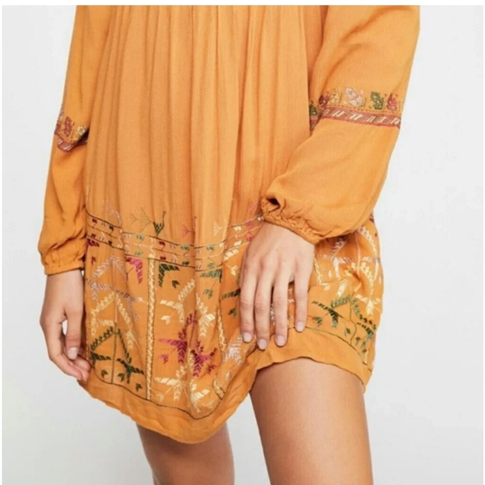 Free People Rhiannon Tie Back Mini Dress - Picture 3 of 6